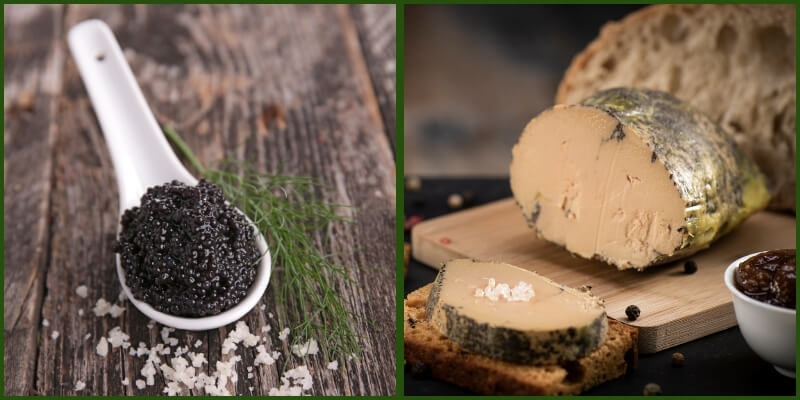 Caviar d'Aquitaine et Foie gras